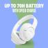JBL TUNE 770NC Adaptive Noise Cancelling Over-Ear Bluetooth 5.3 Up to 70H battery Speed Charge Lightweight Comfortable & Foldable design - White
